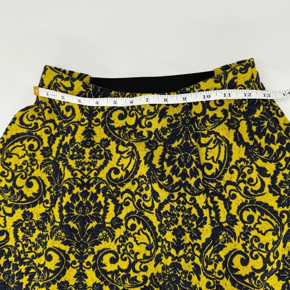 Anthropologie Maeve XS | Baroque Floral A-Line Mini Skirt | Elastic Waist - Picture 2 of 6